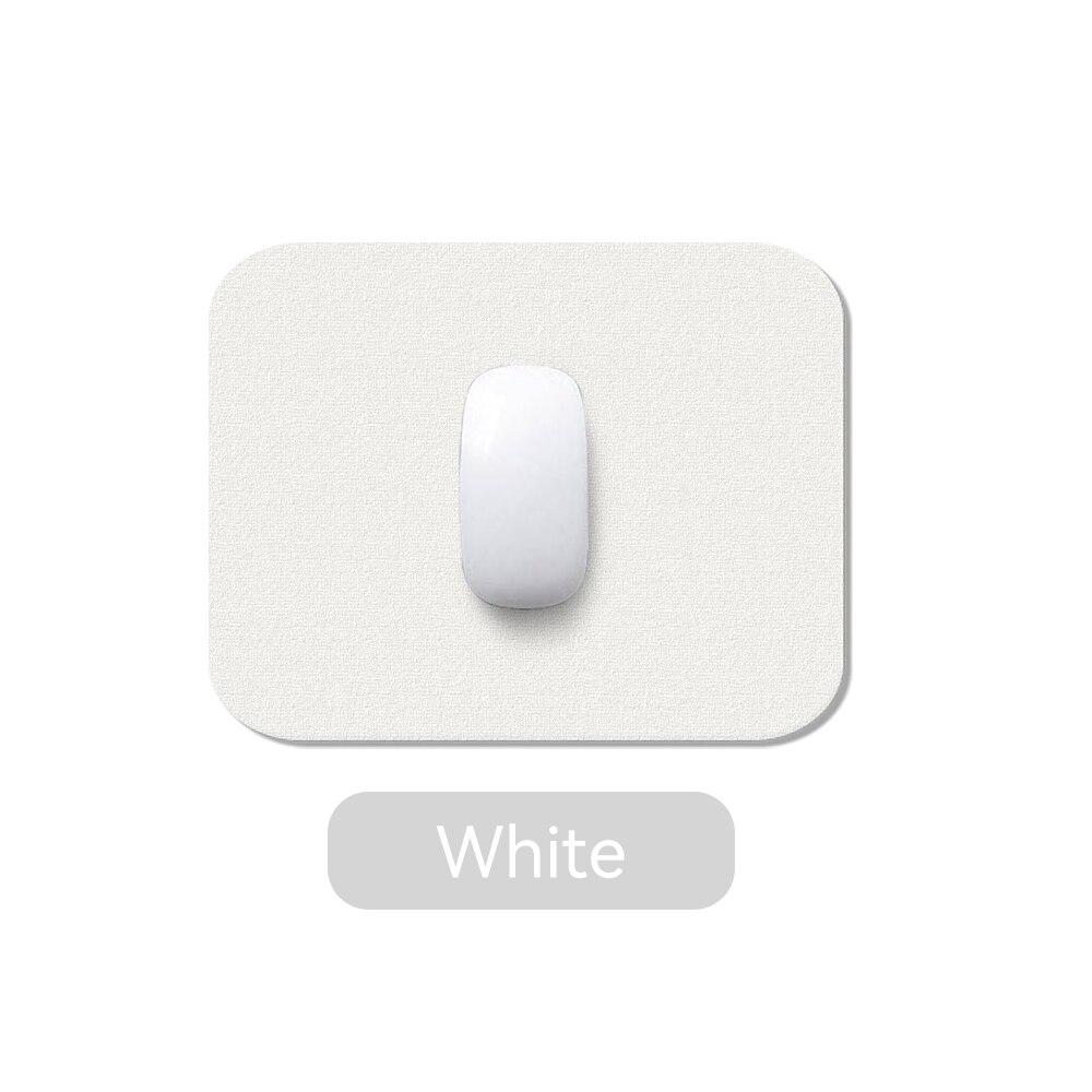 Офисный коврик для мыши небольшого размера, красочный двухсторонний водонепроницаемый защитный коврик для рабочего стола, нескользящий коврик для мыши из искусственной кожи для портативных ПК