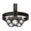 Светодиодный налобный фонарь Cross-Border: Конструкция с пятью фарами, сверхдолгий срок службы, идеально подходит для отдыха на природе, рыбалки и горнодобывающей промышленности.