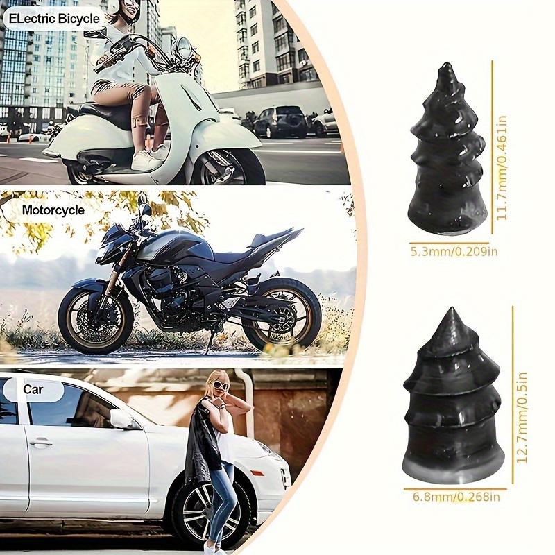 1set Tire Repair Nail Self-Tapping Screw Plastic Nail Soft Rubber Screw Suitable For Car Motorcycle Tire Puncture Repair