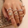 Парные кольца для женщин Anillos Mujer Gold Ring Set Bagues Anillo Bohemian Jewellery Slytherin Accessories Couple Gift Sygnety