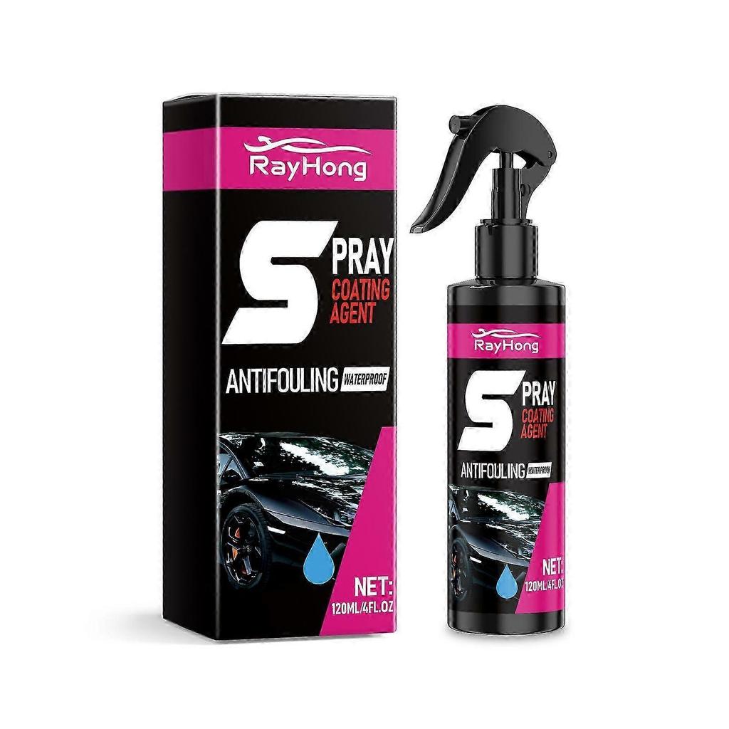 Premium Car Coating Spray - 120ml Anti-Fouling & UV Protection for Paint & Glass, Easy Fast-Drying Surface Cleaner & Brightener