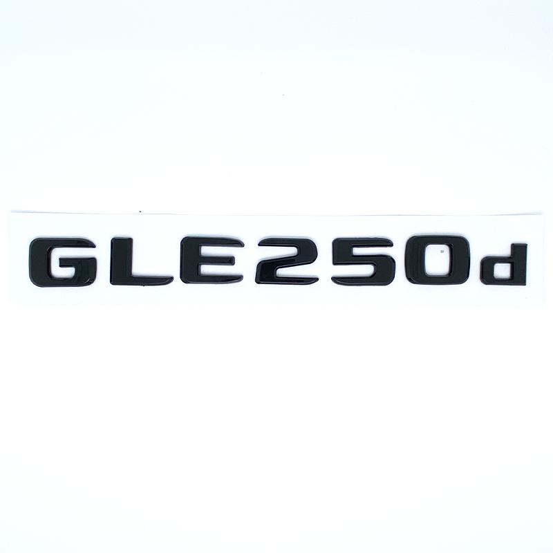Letters Emblem Badge for Mercedes Benz GLE250d GLE300d GLE350d GLE400 GLE450 4Matic Car Styling Trunk Nameplate Sticker