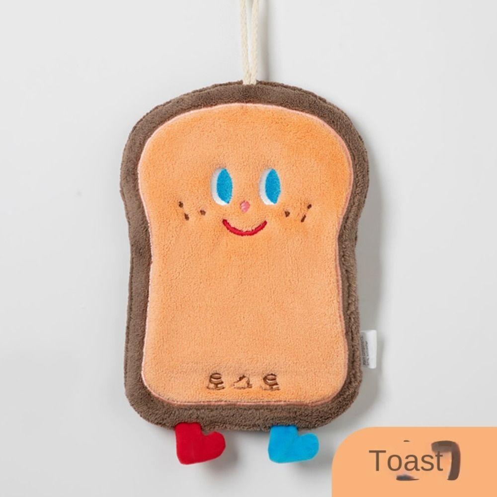 Моющееся кухонное полотенце для уборки в форме тоста скребок для мытья посуды кухонная тряпка для чизкейка