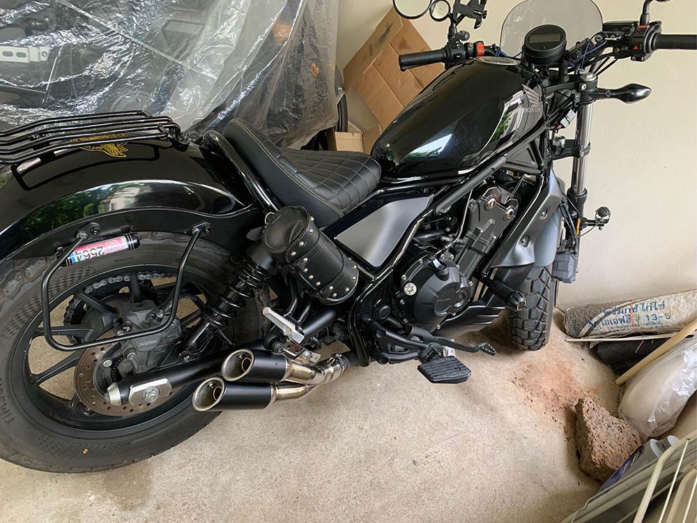 Universal Dual Exhaust Pipe for Vespa, Kawasaki, Yamaha GSXS150 Motorcycles