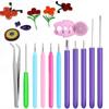 12PCS Paper Curling Quilling Needle Kit Quilling Slotted Pen Paper Quilling Pen Paper Art