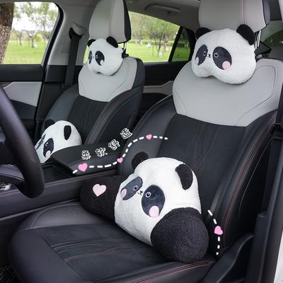 Подголовник автомобиля Panda подушка для шеи милый плюшевый комфортный подголовник автомобиля подушка для шеи Four seasons General Motors подголовники принадлежности
