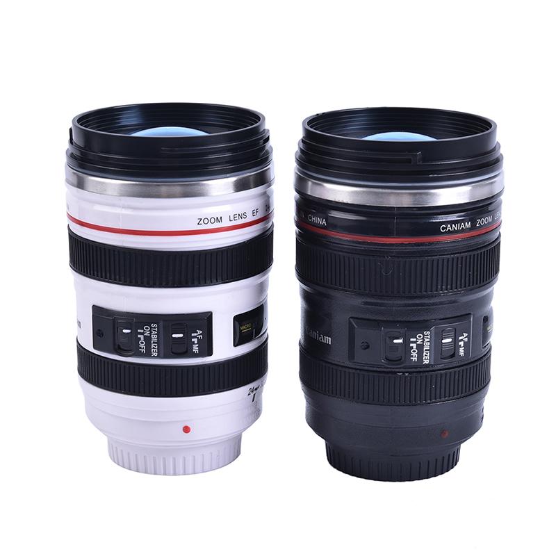 Кружка для кофе в виде объектива камеры из нержавеющей стали, кружка-термос для путешествий, подарок фотографу