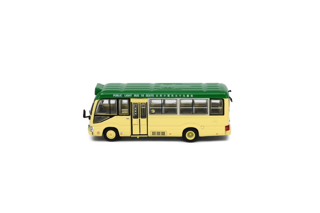 Tiny City Toyota Coaster Green Diecast Model Car No.180 (B70) Minibus, (19 Seats),