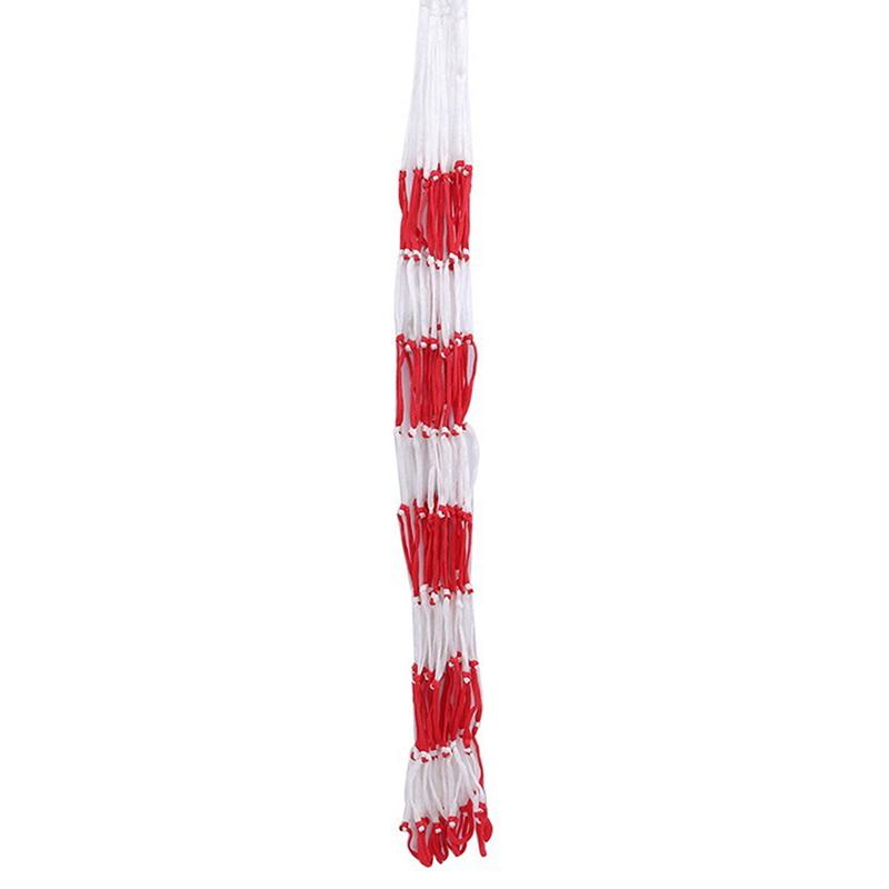 Portable Nylon Ball Carry Net Bag Sturdy Thick Rope for School Basketball Soccer Training Competition