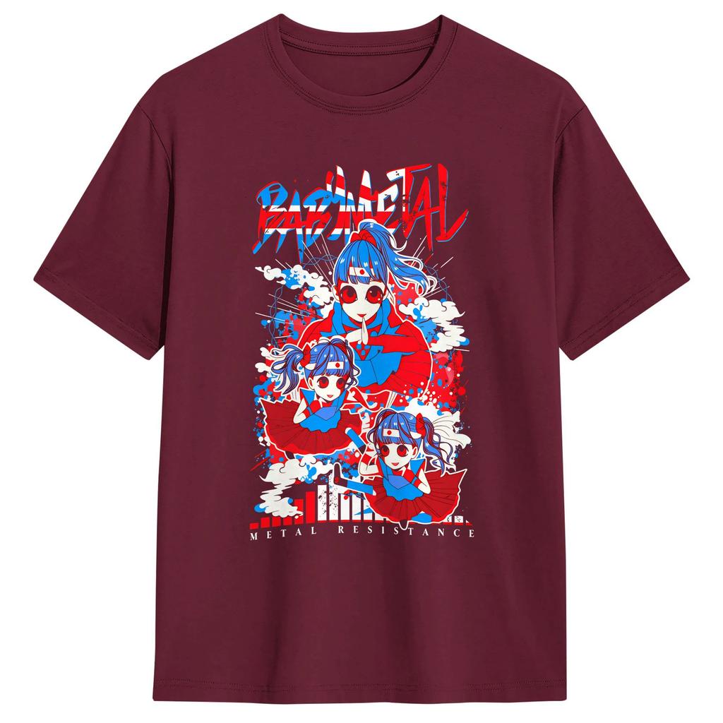 Babymetal World Tour 2026 T Shirt Beach Cotton T Shirts For Male Hipster Design Tee Shirt ShortSleeved Streetwear Clothing