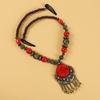 Necklace Tibetan Jewelry Forehead Pendant Ethnic Tassel Necklace Ethnic Head Chain Bohemia Tiara