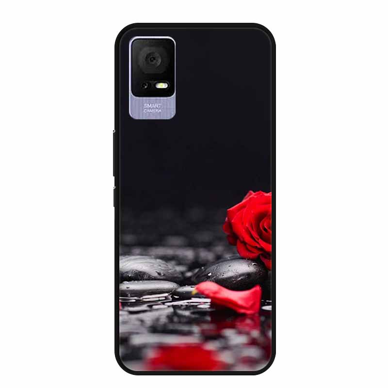 Для чехла TCL Ion V IonX с рисунком кошки Мягкий ТПУ Черный Силиконовый Чехлы для Телефона для TCL Ion X Чехол Fundas IonV Чехлы для TCLIonX Сумки
