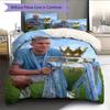 Haaland9 Pattern Bedding Home Decoration Birthday Gift ( 1 duvet cover + 2 pillowcase, without core),fan merchandise.