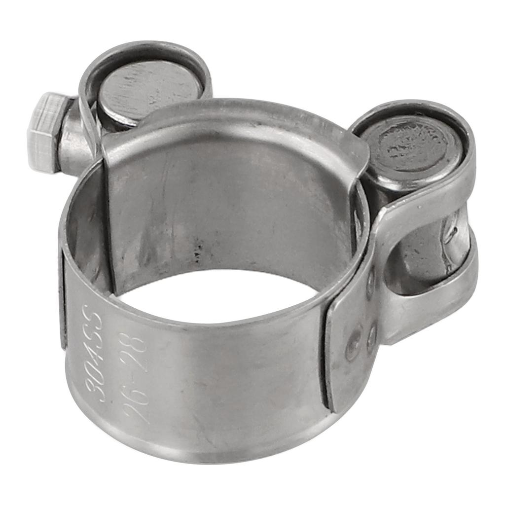 Exhaust Hose Clamp Stainless Steel Hose Clamp Pipe Clamp Heavy Duty T-Bolt Exhaust Clamp For Engine Air Intake Hoses