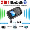 Новый Bluetooth 5.0 адаптер ЖК-экран дисплей Bluetooth приемник передатчик два в одном громкая связь