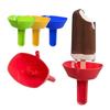 1PC Portable Popsicle Protectors Double Drip Proof Popsicle Holder Anti-flow Ice Cream Bracket Anti-drip Tray