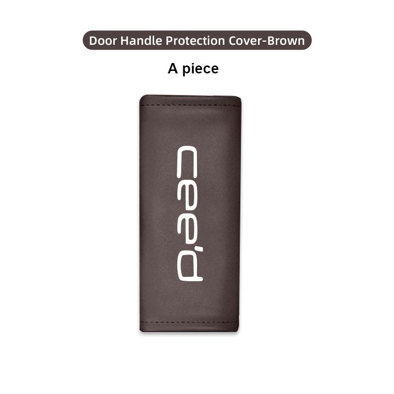 URDV7 For KIA Car Interior Car Roof/Door Handle Leather Protective Cover Auto Accessories K5 K2 Optima Soul Spectra Niro Cadenza