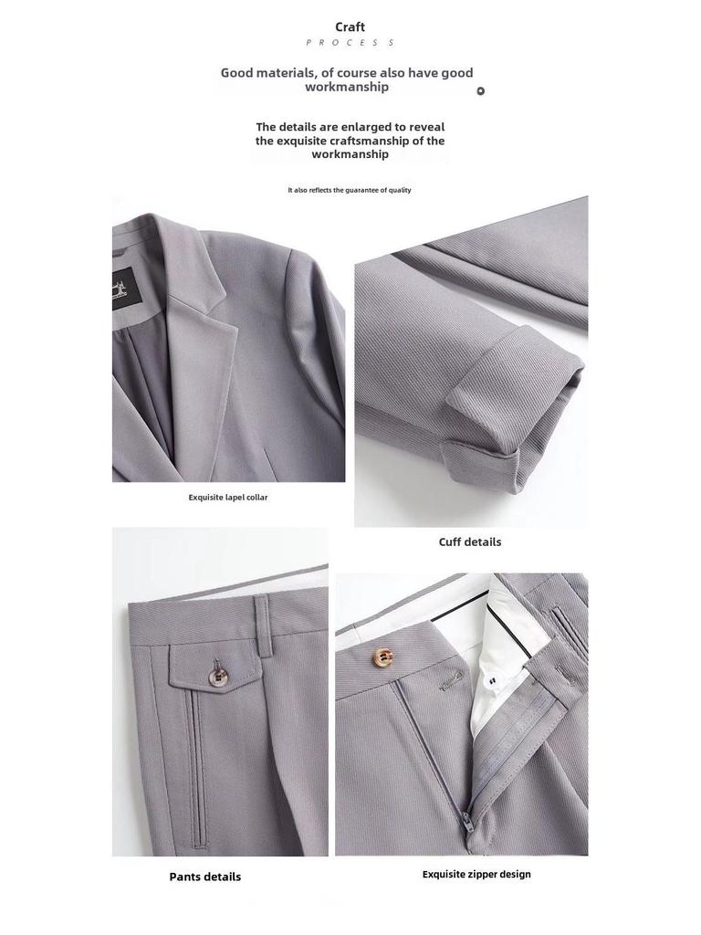 Мужской свободный пиджак в японском стиле в корейском стиле — стильный, красивый и зрелый весенний модный