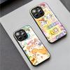 Чехол для телефона с хомячком Хамтаро для IPhone 16 Pro Max 15 Plus 14 Pro 12 11 13 Mini X XR XS Max 8 7 Plus SE Стеклянная крышка