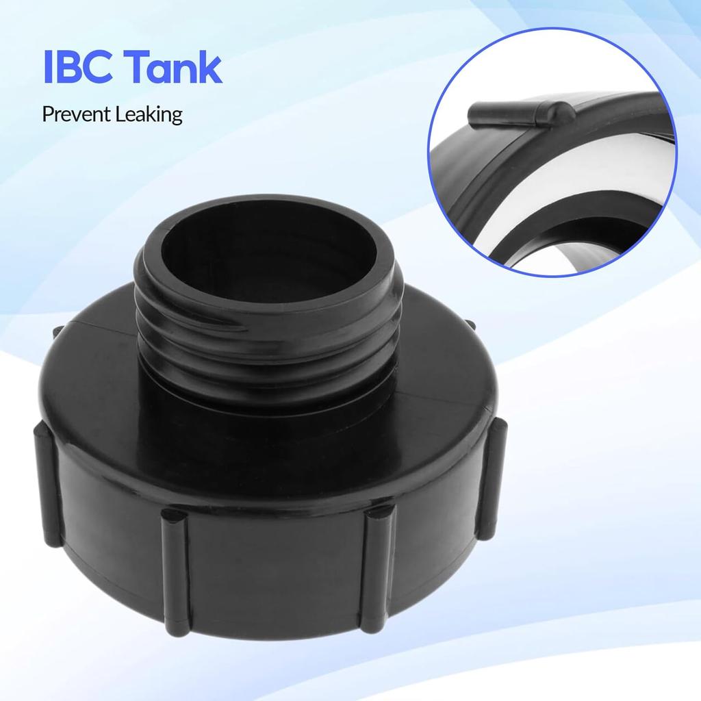 IBC Tote Adapter, IBC Tank Fitting,Garden Hose Adapter,3 Inch 100mm To 2 Inch 50mm, Easy To Install