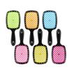 Square Hollow Comb Colorful Stitching Massage Comb Fluffy Styling Hair Comb Hair Accessories Hot Comb Hairbrush