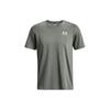 Футболка с круглым вырезом и коротким рукавом, мужская, серо-зеленая, 1373997-182