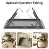 Laptop Desk for Bed or Couch Woking Watching Movies In Bed Desk USB Charging Port Rotary Desktop Foldable Legs Breakfast Tray Desk with Cup Holder