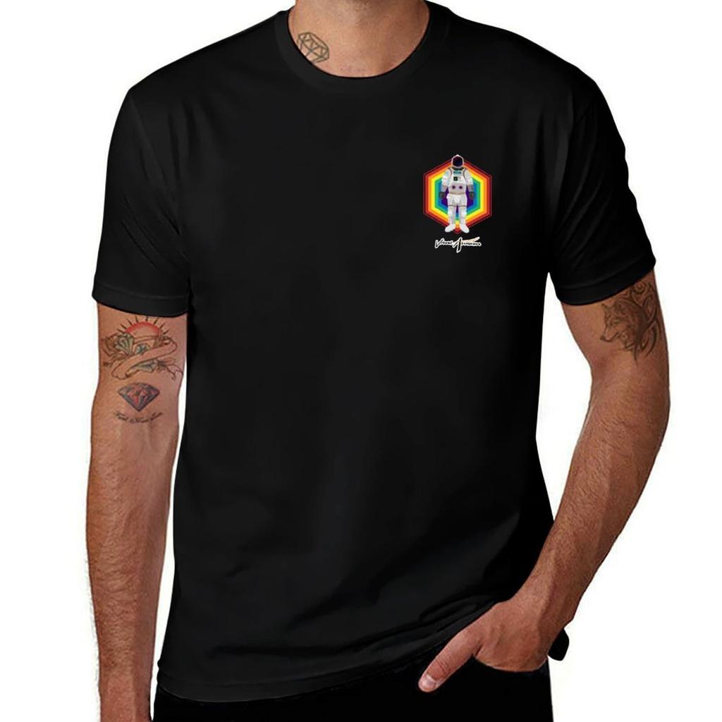 Visual Astronaut Pride Celebration Tshirt Vintage Style Printed Top Tshirt