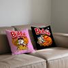 Чехол на подушку B-Buldak Ramen Квадратный чехол на диванную подушку Повседневный, приятный для кожи, удобный чехол на подушку