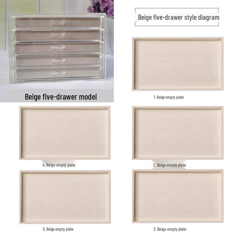 Многоярусная шкатулка для украшений для серег и мелких предметов - Домашнее хранение и организация