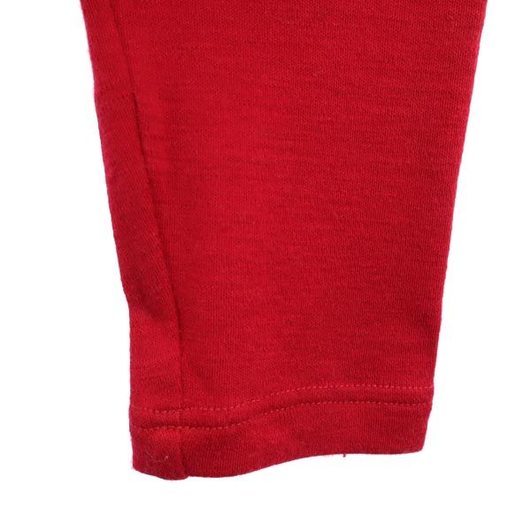 Джанни Версаче Сделано в Италии Шерстяная смесь Длинный рукав Разрез Красный Застежка-молния сзади Женский Б/у