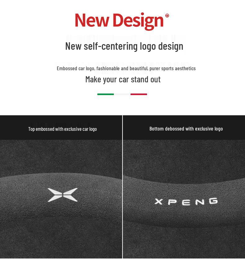 Genuine Leather & Suede Steering Wheel Cover for New Xiaopeng Car: P7, P5, G3, G9 - All-Season Protection