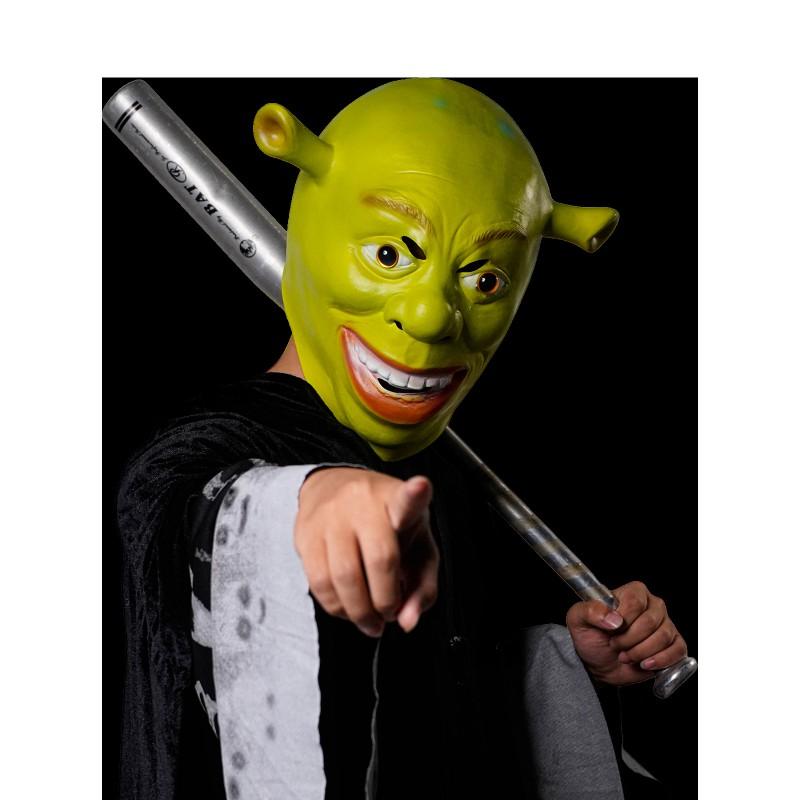 Shrek Latex Mask Christmas Halloween Costume Parties Funny Cosplay Prop
