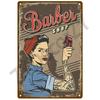 1 шт. Винтажный металлический постер BARBER SHOP Кафе Бар Паб Жестяная табличка Ретро Стрижка и Бритье Борода Знак Домашний Декор 8x12 дюймов