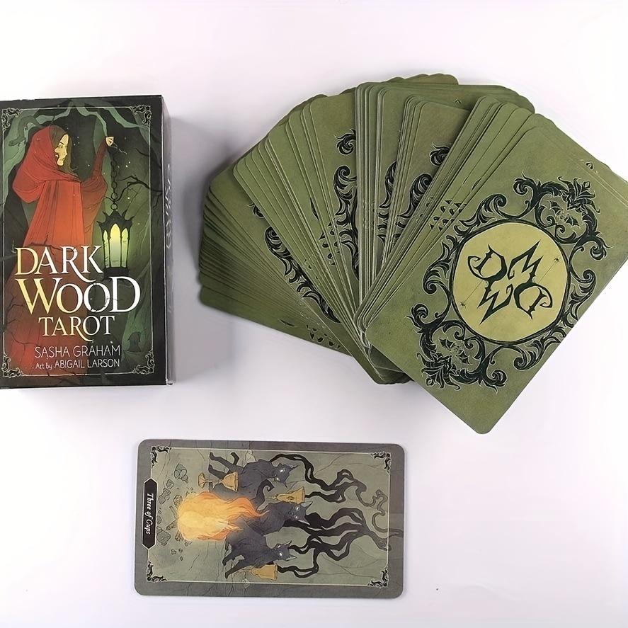 The Dark Wood Deck Cards, Divination Cards Tabletop Games Toy, Prophecy Divination Deck Family Party Board Game Beginners Cards Fortune Telling Game