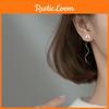 Trendy Korean Style Aircraft Wave Ear Line Earrings Minimalist And Sweet Fashion Accessories