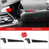 Car Interior Sticker Gear Box Protective Film For BMW 3 Series G20 - Car Window Panel Sticker Carbon Fiber Black