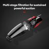 Handheld Car Vacuum Cleaner, Portable Vacuum Cleaner and Air Duster, 120W High Power Vacuum with LED Light for Home Office Car Pet