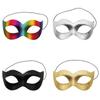 Durable Venice Mask PVC Masquerade Mask Simple Half Face Mask  Party