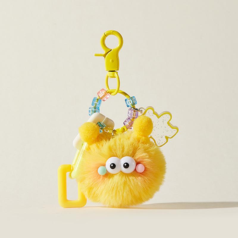 Очаровательный плюшевый брелок-подвеска в виде божьей коровки