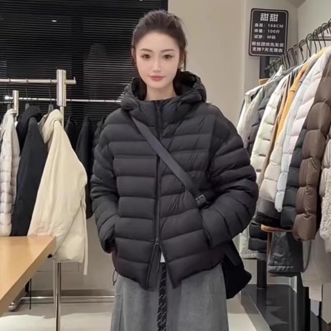 Super good-looking ribs cotton-padded clothes women's year hooded short small warm cotton-padded clothes cotton-padded jackets turtle back win