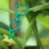 50/100Pcs 8-character Buckle Plastic Buckle Rattan Clamp Ring Plant Binding Buckle Plant Climbing Wall Clip Vine Support