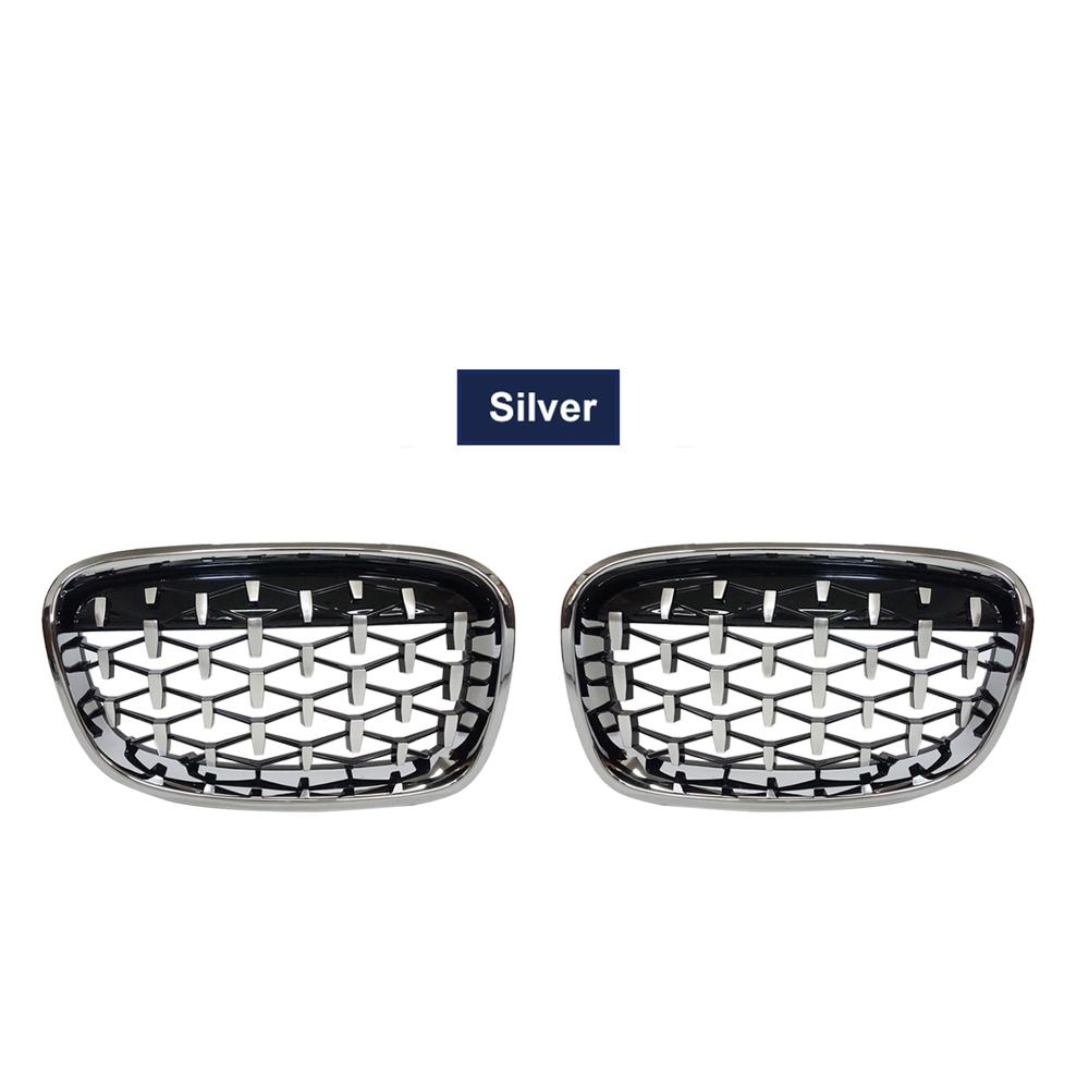Одна пара алмазных решеток для гоночных почек для BMW 1 серии F20 F21 116i 118i 2011-2014, сетчатый автомобиль в стиле метеора