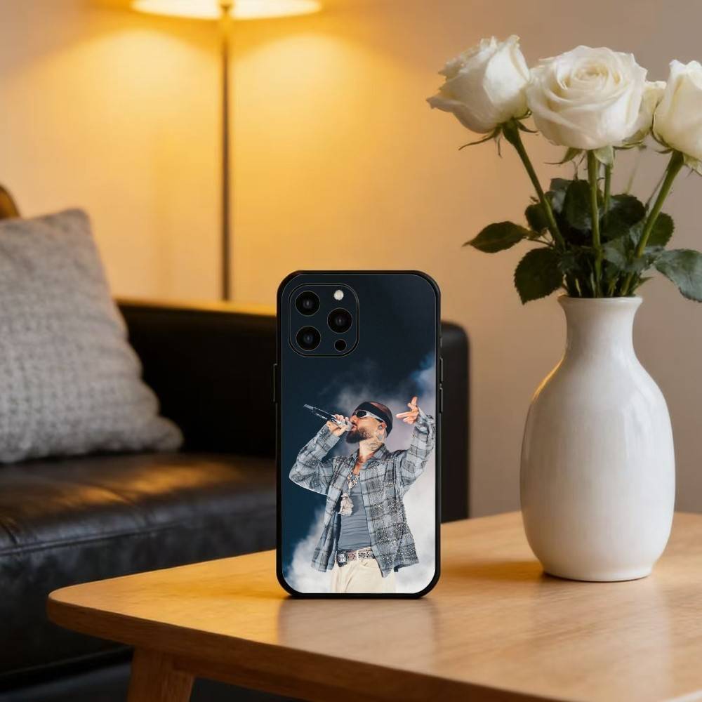 S-Singer M-MaLuMa-a Phone Case For iPhone 17 16 15 14 13 12 Max Plus Silicone Black Cover