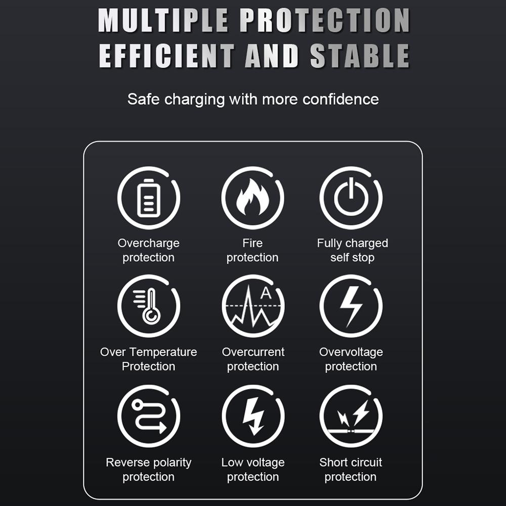 Цифровой ЖК-дисплей с вилкой европейского стандарта и США, универсальное входное автомобильное зарядное устройство 110 В/220 В для влажной и сухой свинцово-гелевой батареи 12 В 10 А 24 В 5 А импульсный ремонт