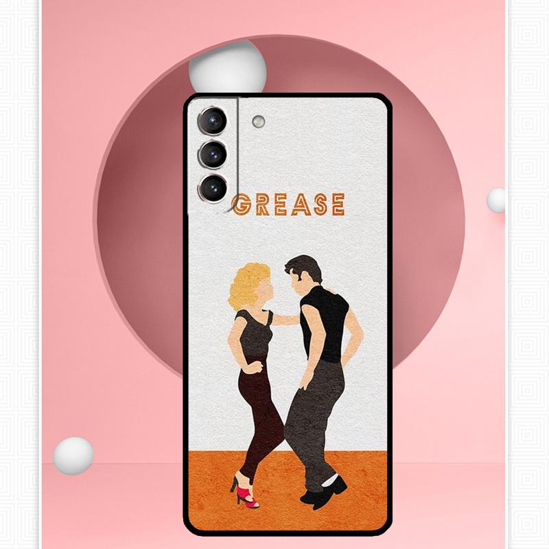 Розовый женский чехол Grease Movie для Samsung Galaxy S24 Ultra S22 Plus S20 S21 FE S8 S9 S10 Note 10 20 S23 Ultra Cover