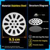 Round Floor Drain Lid With Mesh Drain Strainer Durable Drain Filter  Insect Blocking