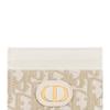 Dior 30 Montaigne Freesia Metal CD Logo Fabric Card Holder Men accessories Gold S2152UQDL-M01E