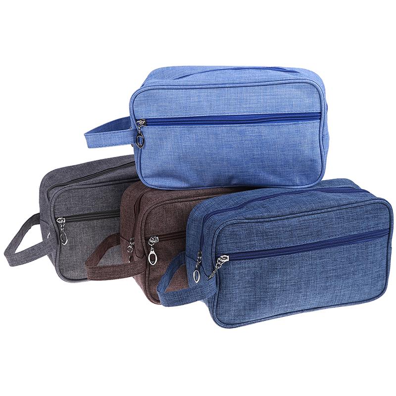Women Men Cosmetic Canvas Case Makeup Bag Women Travel Waterproof Toilet Bags