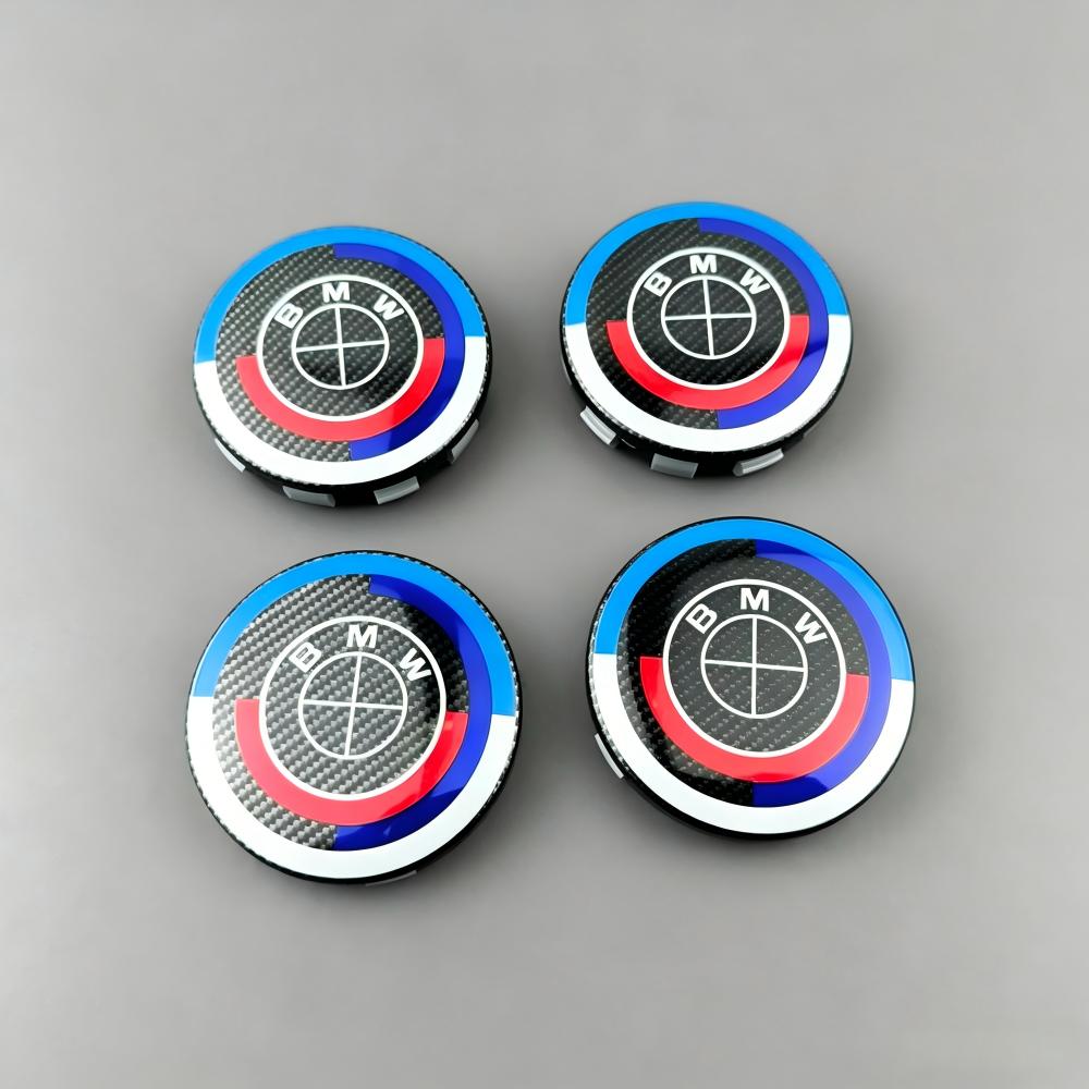 FD23-20pcs 60MM 68MM 50th Anniversary Car Wheel Hub Center Cap Cover For BMW M E46 X1 X2 X3 X4 X5 X6 F48 G01 E84 E83 F30 G30 G32 G01